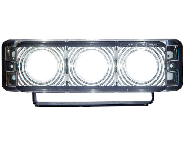 Load image into Gallery viewer, 4.375 Inch Clear Rectangular Projector Light With 3 LED
