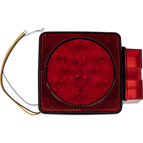 Load image into Gallery viewer, Passenger Side 5 Inch Box-Style LED Stop/Turn/Tail Light for Trailers Over 80 Inches Wide, Rear-Facing