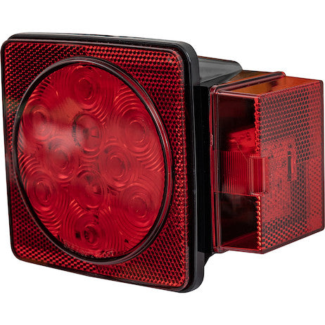 Load image into Gallery viewer, Passenger Side 5 Inch Box-Style LED Stop/Turn/Tail Light for Trailers Over 80 Inches Wide, Rear-Facing