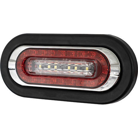 Load image into Gallery viewer, Combination 6 Inch LED Stop/Turn/Tail, Backup with Grommet and Plugs