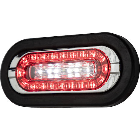 Load image into Gallery viewer, Combination 6 Inch LED Stop/Turn/Tail, Backup with Grommet and Plugs