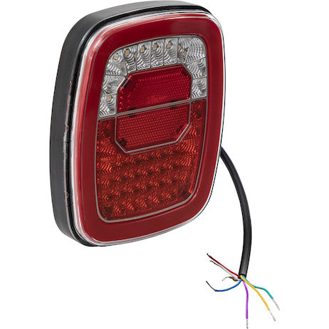 Load image into Gallery viewer, Low Profile Combination Rear Light with Strobe