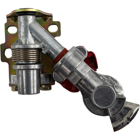 Load image into Gallery viewer, Gladhand Red / Emergency Connection - 45 Degree Spring Loaded Swing Away