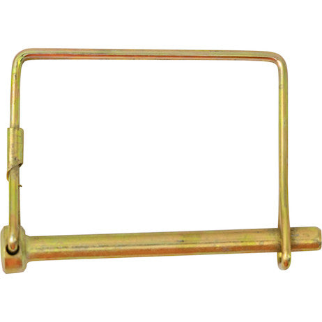 Load image into Gallery viewer, Yellow Zinc Plated Snapper Pin - 1/4 Diameter x 2-1/2 Inch Usable with Handle