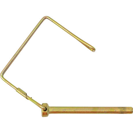 Load image into Gallery viewer, Yellow Zinc Plated Snapper Pin - 1/4 Diameter x 2-1/2 Inch Usable with Handle