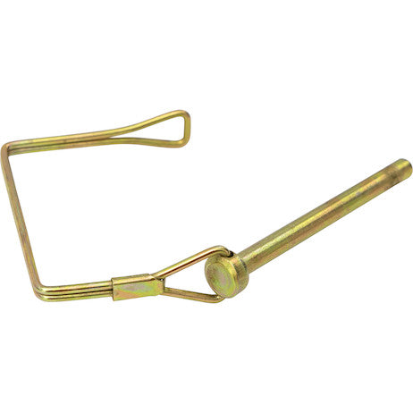 Load image into Gallery viewer, Yellow Zinc Plated Snapper Pin - 1/4 Diameter x 2-1/2 Inch Usable with Handle