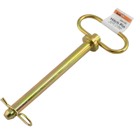 Load image into Gallery viewer, Yellow Zinc Plated Hitch Pins - 5/8 Diameter x 6-1/4 Inch Usable Length
