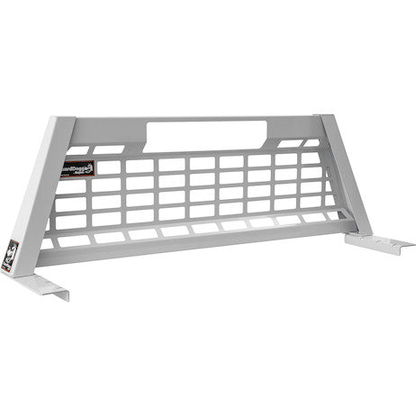 Load image into Gallery viewer, 25.00-inch Tall Gloss White Heavy-Duty Steel GuardDogg Pickup Truck Headache Rack Bundle with Mounting Brackets