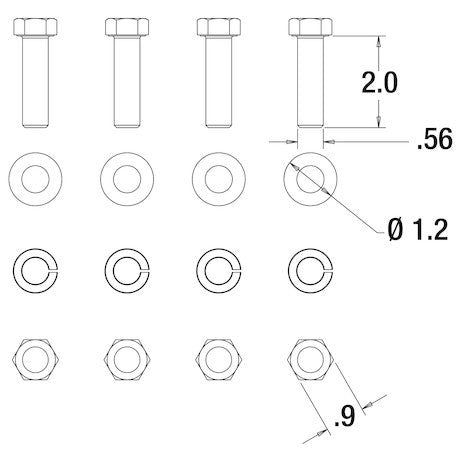 Load image into Gallery viewer, Pintle/Combination Hitch Mounting Kit