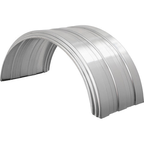 Load image into Gallery viewer, Ribbed Aluminum Fender - 41" x 19", Fits 19.5" Wheels