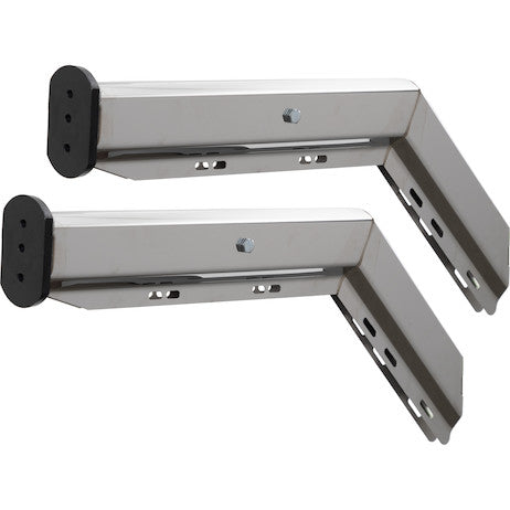 Load image into Gallery viewer, Spring-Loaded Mud Flap Hanger - Angled, SST