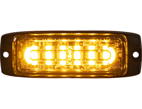 Load image into Gallery viewer, Ultra Thin Wide Angle 4 Inch LED Strobe Light - Amber