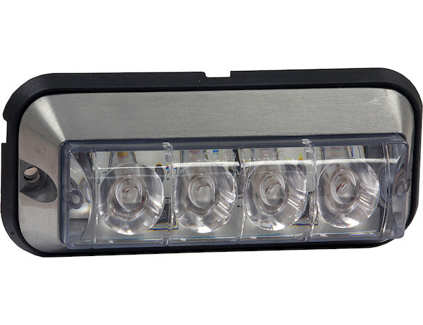 Load image into Gallery viewer, Amber Raised 5 Inch LED Strobe Light