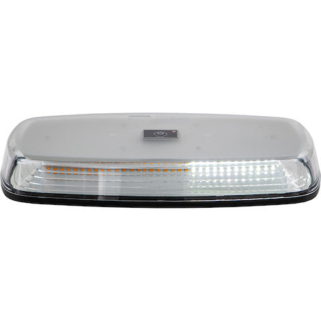 Load image into Gallery viewer, 12 Inch Rectangular Wireless LED Mini Light Bar with Wireless Remote - Amber/Clear