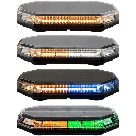 Load image into Gallery viewer, 15 Inch Octagonal LED Mini Light Bar - Amber/Blue