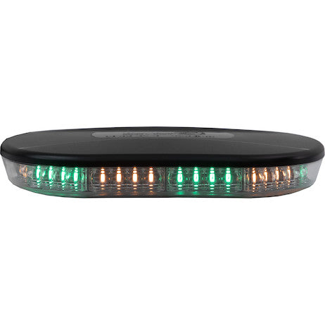 Load image into Gallery viewer, Class 1 Low Profile Oval Mini Light Bar - Amber/Green