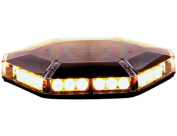 Load image into Gallery viewer, Amber Octagonal 30 LED Mini Light Bar