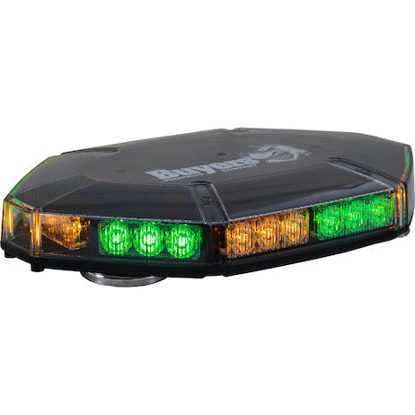 Load image into Gallery viewer, Amber/Green Hexagonal 30 LED Mini Light Bar