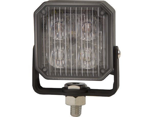 Load image into Gallery viewer, Post-Mounted 3 Inch Amber LED Strobe Light