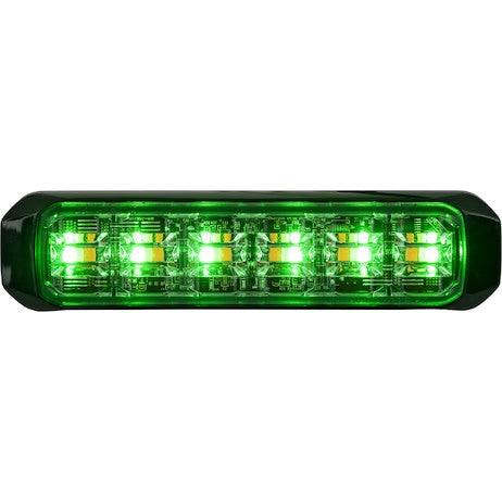Load image into Gallery viewer, 5 Inch Wide Angle Tri-Color LED Strobe Light, Amber/Green/Clear