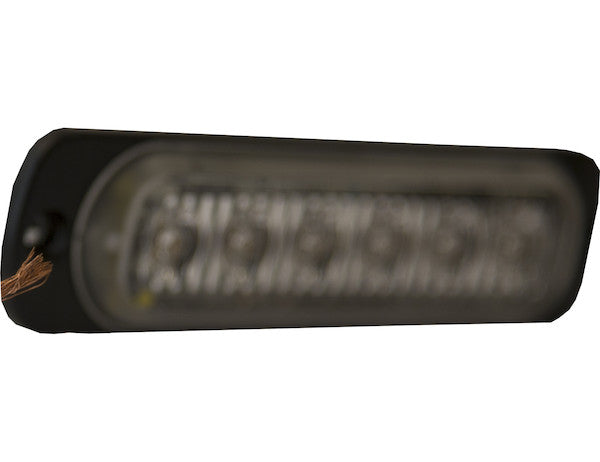 Load image into Gallery viewer, Thin 4.5 Inch Amber Horizontal LED Strobe Light