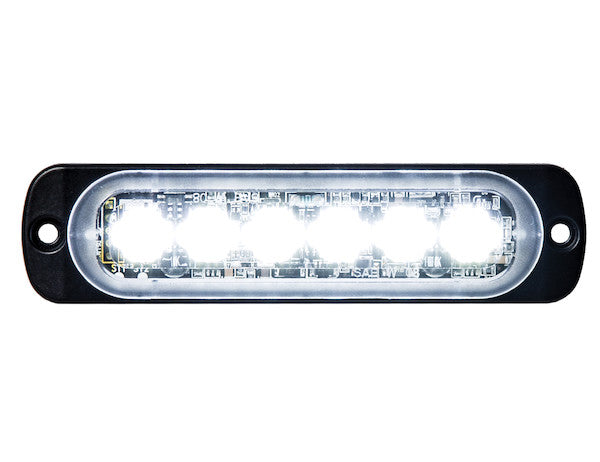 Load image into Gallery viewer, Thin 4.5 Inch Blue Horizontal LED Strobe Light