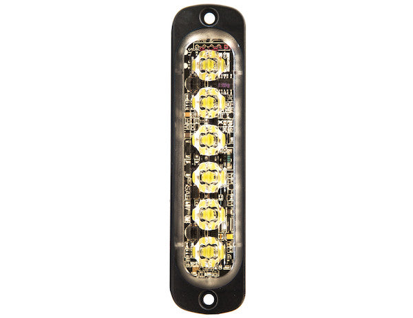 Load image into Gallery viewer, Thin 4.5 Inch Amber Vertical LED Strobe Light