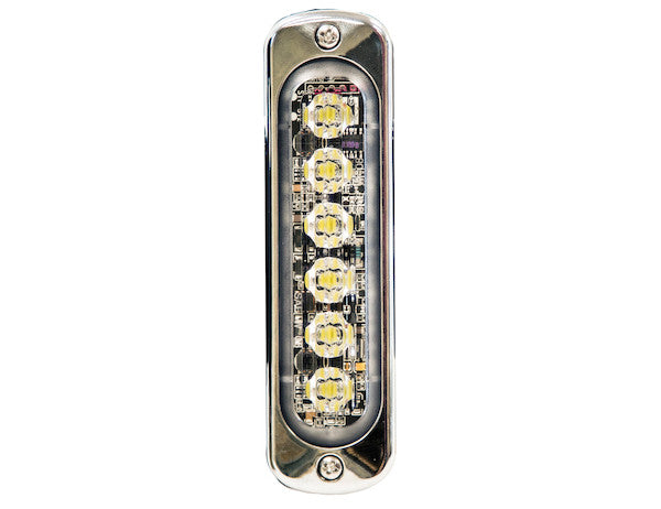 Load image into Gallery viewer, Thin 4.5 Inch Amber Vertical LED Strobe Light