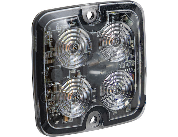 Load image into Gallery viewer, Ultra Thin Square 2 Inch LED Strobe Light - Amber
