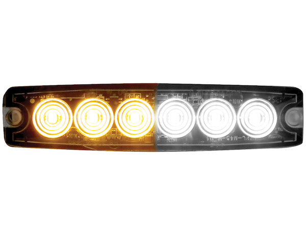 Load image into Gallery viewer, Ultra Thin 5 Inch Amber/Clear LED Strobe Light