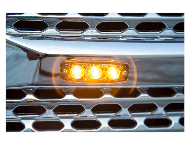 Load image into Gallery viewer, Ultra Thin 3.5 Inch Amber LED Strobe Light