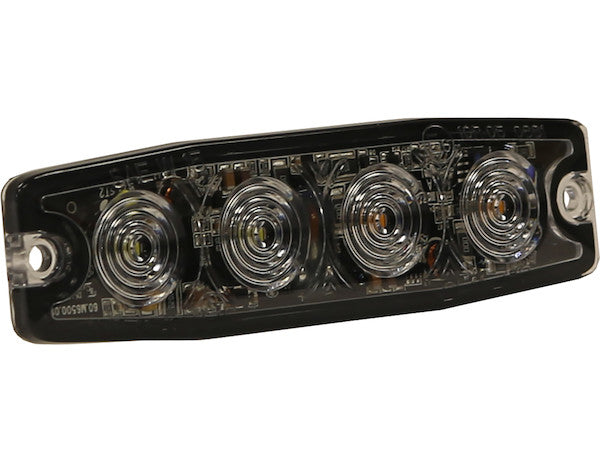 Load image into Gallery viewer, Ultra Thin 4.5 Inch Amber/Clear LED Strobe Light