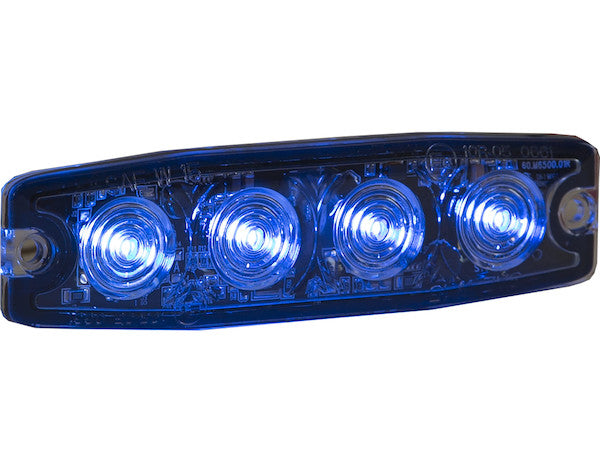 Load image into Gallery viewer, Ultra Thin 4.5 Inch Blue LED Strobe Light