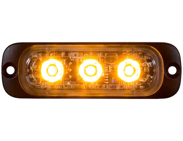 Load image into Gallery viewer, Thin 3.5 Inch Amber Strobe Light