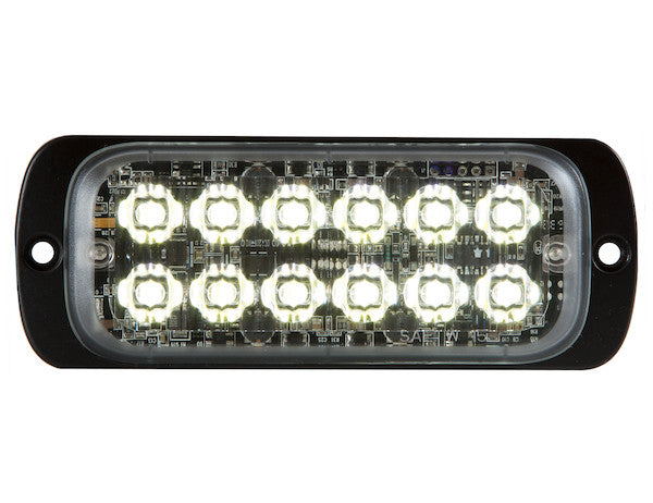 Load image into Gallery viewer, Thin Dual Row 4.5 Inch Amber LED Strobe Light