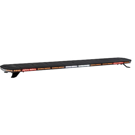 Load image into Gallery viewer, 60 Inch Amber LED Light Bar with Warning / Clear Take Downs & Alley Lights / Rear Facing Turn Signals