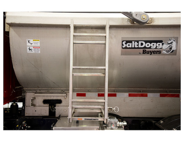 Load image into Gallery viewer, Stainless Steel Folding Ladder for SaltDogg® MDS Dump Body/Spreader