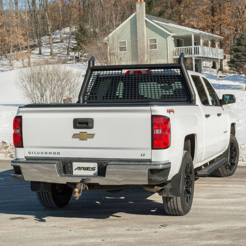 Load image into Gallery viewer, Chevrolet Silverado Aries Black Advantedge Headache Rack for 2007 to 2019