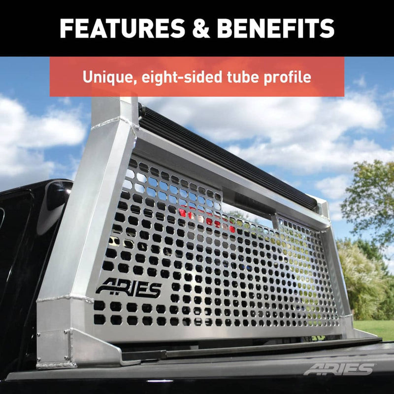 Load image into Gallery viewer, Dodge Ram Aries Chrome Advantage Headache Rack for 2009 to 2024