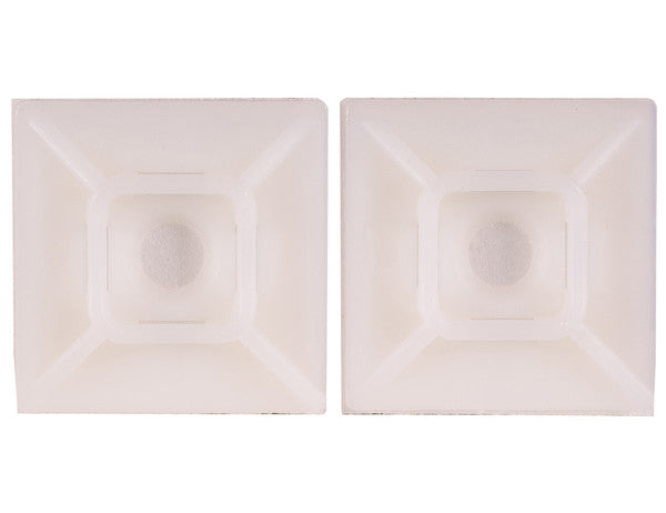 Load image into Gallery viewer, 1 Inch Square Adhesive Mount For All Zip Ties Up To 0.180 Wide