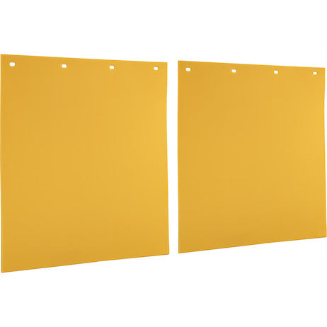 Load image into Gallery viewer, Super Durable Yellow Polymer Mudflaps 24x24 Inch