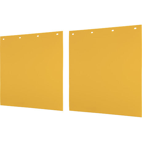 Load image into Gallery viewer, Super Durable Yellow Polymer Mudflaps 24x24 Inch