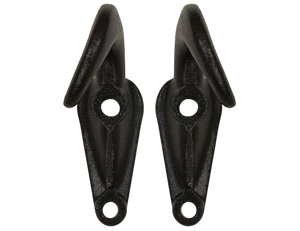 Load image into Gallery viewer, Black Powder Coated Drop Forged Towing Hook Pairs