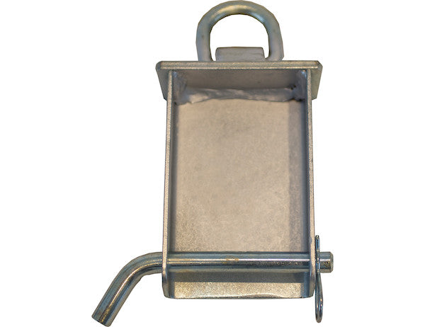 Load image into Gallery viewer, Stake Pocket 3/8 Inch Forged D-Ring (Zinc Plated)