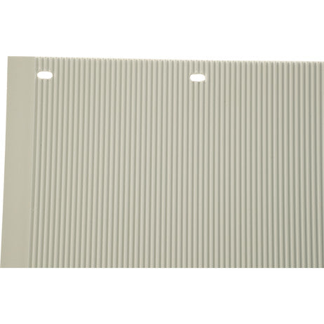 Load image into Gallery viewer, Spray Reducing Grooved White Polymer Mudflaps 24x36 Inch