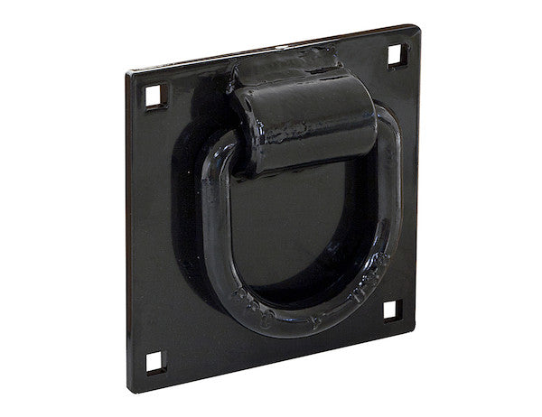 Load image into Gallery viewer, 5/8 Inch Forged D-Ring With 4-Hole Integral Mounting Bracket