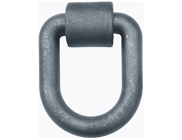 Load image into Gallery viewer, American Made 1 Inch Forged Extended D-Ring with Weld-On Mounting Bracket