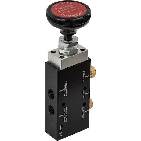 Load image into Gallery viewer, 4-Way 3-Position Manual Air Valve With Five 1/4 Inch NPT Ports
