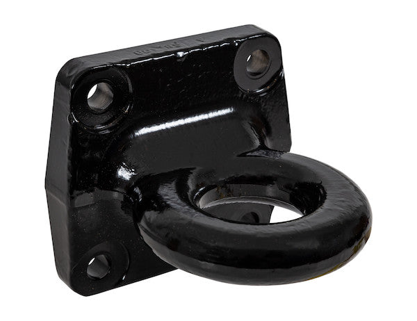Load image into Gallery viewer, 3 Inch I.D. Heavy-Duty Forged 4-Bolt Mount Drawbar - Black
