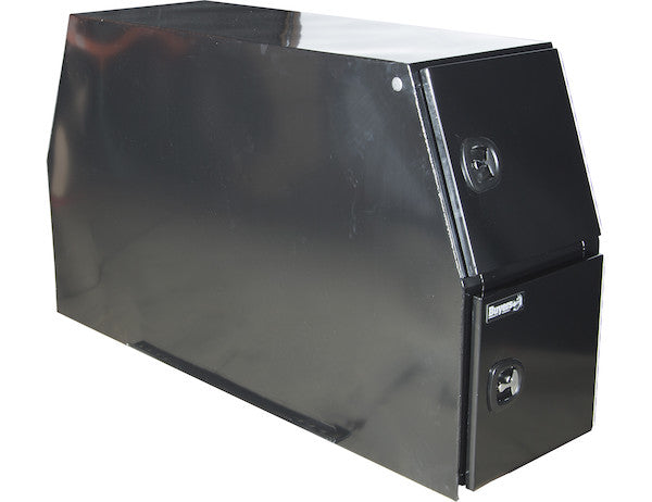 Load image into Gallery viewer, GLOSS BLACK STEEL BACKPACK TRUCK TOOL BOX SERIES WITH FLAT FLOOR AND COMPRESSION LATCHES